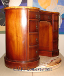 Sheraton Kidney Leather-Topped Desk